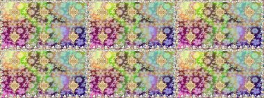 Raster oryantal süs. Tarafsız renklerde, altın elementlerle kusursuz desen. Kusursuz altın desen.