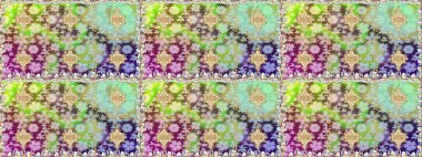 Raster altın desen. Kusursuz altın desenli bukleler. Altın elementli nötr renkler. Raster illüstrasyonu. Doğu tarzı arabesk.