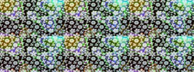 Raster illüstrasyonundaki çiçek desenli çizim. Tarafsız renklerde çiçekler. Renkli Bahar Teması eskiz kalıbı. Düz Çiçek Elementleri Tasarımı.