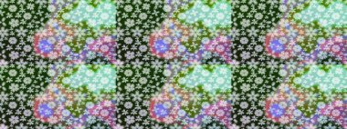 Tarafsız renklerde. Raster illüstrasyonu. Taslak dekoratif arka plan, çiçek mandala. Çiçek..