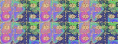 Raster Golden eskiz kalıbı. Mor renklerde çizim kalıbı. Çizim altın desenli bukleler. Doğu tarzında altın elementler arabesk.