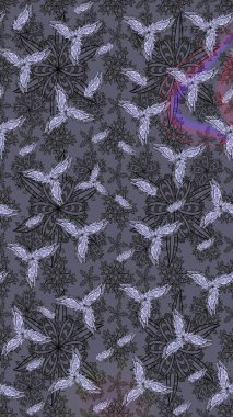 Modern çiçek arkaplanı. Moda baskıları için zarif bir şablon. Rengarenk çiçekleri ve doğal renklerde yaprakları olan harika bir çiçek deseni. Halk stili.