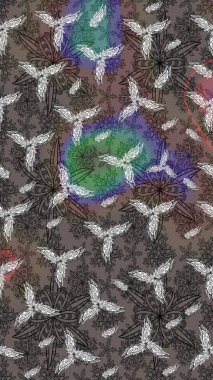 Ethnic Mandala ornament. Can be used for textile, greeting card, coloring book, phone case print. Indian floral paisley medallion pattern. Raster Henna tattoo style.