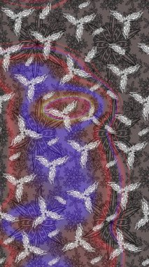 Kıvırcık, parlak örgü. Güzel, parlak, pürüzsüz kumaş, tuval. Desen, çizim, çiçek sınırı. Raster illüstrasyonu. Çiçek çelengi. Klasik eski arkaplan.