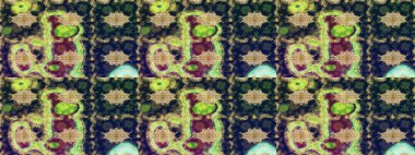 Barok tarzında eskiz oryantal süsü. Raster oryantal süs. Geleneksel klasik altın desen. Altın elementlerle mavi renklerde altın desen.