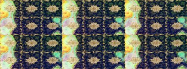 Çiçek desenli altın metal. Raster altın çiçek süsü brokar kumaş ve cam desenli. Altın şablonu çiz. Altın elementli mavi renkler.