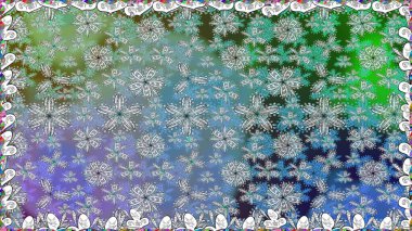 Raster illüstrasyonu. Asya tekstil tarzında. Gri renkli çiçekler. Raster illüstrasyonu. Kusursuz çiçek deseni.