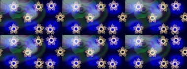 Kar tanesi raster arka planı. Kış siyah ve mavi noel kar kristal elementi. Meteoroloji buz koleksiyonu. Xmas Frost kar taneleri izole edilmiş siluet sembolü. Raster illüstrasyonu.