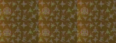 Kahverengi, yeşil ve mor renkli suluboya kar taneleri. Güzel dekorasyon. Kışın sembolü. İllüstrasyon kar tanesi.