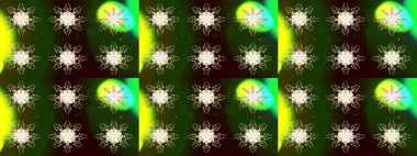 Renkli elementlerle Raster ilginç desen