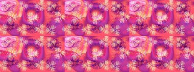 Kar taneleri arka plan. Düz renkli arka plan üzerinde izole kar taneleri tasarımı. Raster resim. Kar tanesi süs desen. Snowflakes desen.