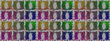 Raster illustration. Seamless floral pattern in folk style with flowers, leaves. Hand drawn.