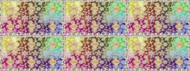 Altın elementlerle nötr renklerde altın desen. Raster oryantal süs. Barok tarzında kusursuz bir doğulu süsü. Geleneksel klasik altın desen.