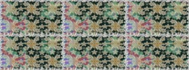 Tatlı suluboya, dikişsiz çiçek deseni. Büyük bir çiçek boyası seti. Kartlar, davetiyeler, tarih kartları ve daha fazlası için kullanılabilir.