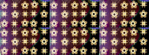 Renkli elementlerle Raster ilginç desen