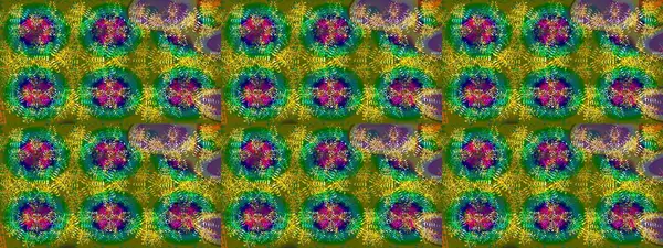 Renkli elementlerle Raster ilginç desen