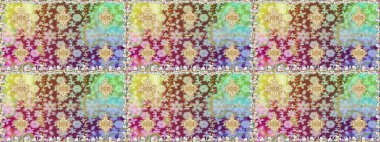 Altın elementlerle nötr renklerde altın desen. Raster oryantal süs. Barok tarzında kusursuz bir doğulu süsü. Geleneksel klasik altın desen.