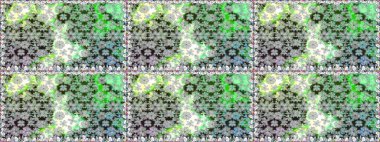 Karalama çiçekleri kusursuz desen. Gri el çizimi desen. Raster deseni. Sanat ilham kaynağı çiçekler ve arka plan bırakır.