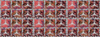 Çiçeğin suluboya çizimlerinin mükemmel deseni. Raster illüstrasyonu. Moda baskısı. Suluboya kusursuz desen. Dekorasyon ve tasarım için güzel bir desen. Eski.