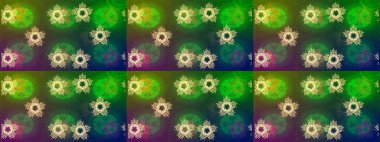 Raster kar tanesi ikonu. Düz dizayn. Renkli arka planda kar taneleri. Raster illüstrasyonu. Kar Tanesi simgesi, izole.