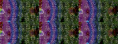 Çiçekler suluboya eskiz deseni. Raster Stili kumaş deseni.