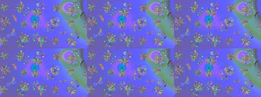 Mor renkli çiçekler. Düz Çiçek Elementleri Tasarımı. Çiçekli çizim şekli. Renkli Bahar Teması çizim şablonu.