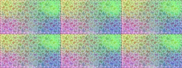 Kusursuz bir arka plan. Basit bir şekilde. Raster illüstrasyonu. Tarafsız renklerde soyut sevimli kelebek.