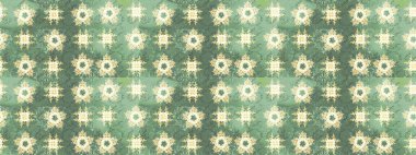 Yeni yıl kar tanesi. Tarafsız ve yeşil renkler üzerine şirin soyut kar tanesi raster tasarımı. Düz kar karalama ikonları, kar taneleri silueti Noel afişi için, kartlar.