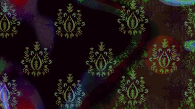 Siyah ve kahverengi renklerde şirin kar taneleri. Basit bir kar tanesi. Kışın sembolü, mutlu noeller, mutlu yeni yıl kutlaması Raster illüstrasyonu. Soyut duvar kağıdı, ambalaj dekorasyonu.