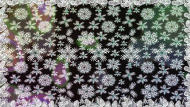 Güzel kumaş deseni. Raster Illustrasyon 'da moda olmayan çiçek deseni. Renkli Yaz Temalı Kusursuz Arkaplan. Düz Çiçek Elementleri Tasarımı.