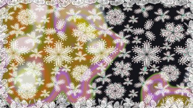 Blossoming background for printing on fabric, wallpaper and paper. Bright bouquets on a fashion grunge background. Cute seamless pattern with a small flower in a vintage style. Raster illustration.