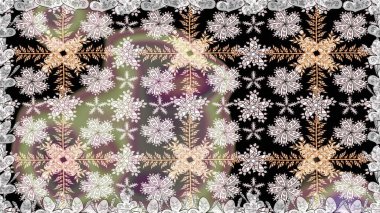 Millefleur 'lar. Tekstil, kumaş, kapaklar, duvar kağıtları, baskı, naylon, yapıştırma, örgü, dekupaj için çiçeksiz arkaplan. Küçük nötr çiçeklerle oldukça kaliteli besin torbası deseni.