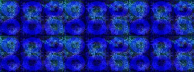 Mavi ve siyah renkli kar taneleri. Renkli arka planda izole tatlı kar taneleri. Kar tanesi raster deseni. Raster illüstrasyonu.