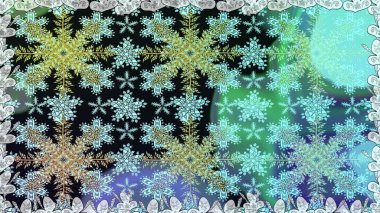 Altın elementlerle mavi renklerde altın desen. Raster oryantal süs. Kusursuz altın desen.