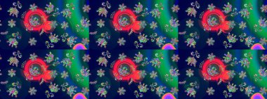 Suluboya, elle çizilmiş. Eskiz arkaplan modeli. Çiçekler maviye. Raster stoku.