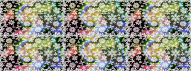 Küçük çiçekte güzel bir çiçek deseni var. Raster deseni. Çiçekli, suluboya desenli kusursuz çiçek deseni.