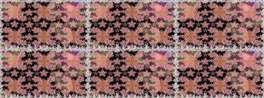 Çiçek desenli raster, nötr çizgi grafik desenli soyut raster arkaplan. Modern stil dokusu.