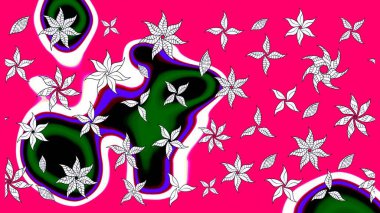 Moda baskıları için zarif bir şablon. Küçük renkli çiçekler. Küçük çiçekte güzel bir desen. Çiçekli bahar çiçekleri. Motley illüstrasyonu.