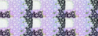 Tarafsız renklerde çiçeklerle çizilmiş çiçek deseni. Suluboya tarzında nötr renkler üzerine çiçekler.