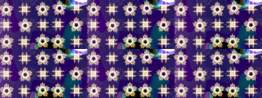 Çiçekli karalama şeklinde Raster çiçek deseni. Mavi renkli çiçekler. Nazik, narin çiçek arkaplanı.