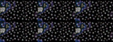 Siyah renkli çiçekler. Küçük çiçekte sevimli çiçek deseni var..