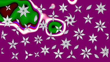 Mor renkli çiçekler. Tekstil ve kapak tasarımı için mükemmel. Doodle tarzı. Elle çizilmiş sonbahar çiçeği deseni. Renkli mor çizim deseni.