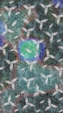 Modaya uygun kumaş deseni. Küçük çiçekteki sevimli çiçek deseni. Tony 'nin kumaş kalıbını çiz. Raster illüstrasyonu.