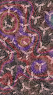 Kahverengi renkli çiçekler. Yumuşak, yaz çiçekli arka plan. Raster çiçek desenli ve çiçekli..