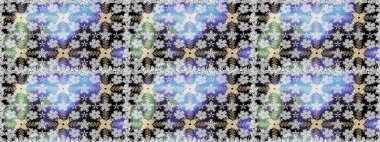 Küçük çiçekteki sevimli çiçek deseni. Birçok gri soyut çiçekli tropik, pürüzsüz desen. Varicologray raster kusursuz illüstrasyon.