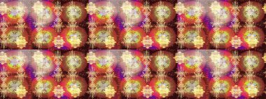 Raster kahverengisi, bej ve nötr kar tanesinden izole edilmiş. Renkli kar taneleri Raster çizimi. Güzel kış süsleri..