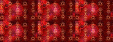 Kırmızı, kahverengi ve siyah kar taneli Noel kartı kırmızı, kahverengi ve siyah renkler. Kış kartı Mutlu Noeller, Yeni Yıl ve Mutlu Tatil Raster çizimleri. Kar taneleri arkaplanı.