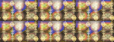 Kahverengi, bej ve nötr renkler ve kar taneleri. Raster illüstrasyonu. Raster Noel soyut renkli arkaplan ve tatlı kar tanesi.