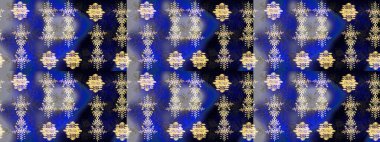 Lace Snowflakes 'in etnik kökü. Raster illüstrasyonu. Stilize Çiçekler. Mandalas 'ın dekoratif dokusu. Kumaş veya Duvar Kağıdı Tasarımı. Tekstil için Lacy Fashion Print. Halk Biçimi.