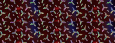 Kar tanesi raster arka planı. Xmas Frost kar taneleri izole edilmiş siluet sembolü. Raster skeci. Kış kahverengisi, yeşil ve gri noel kar düz kristal elementi. Meteoroloji buz koleksiyonu.